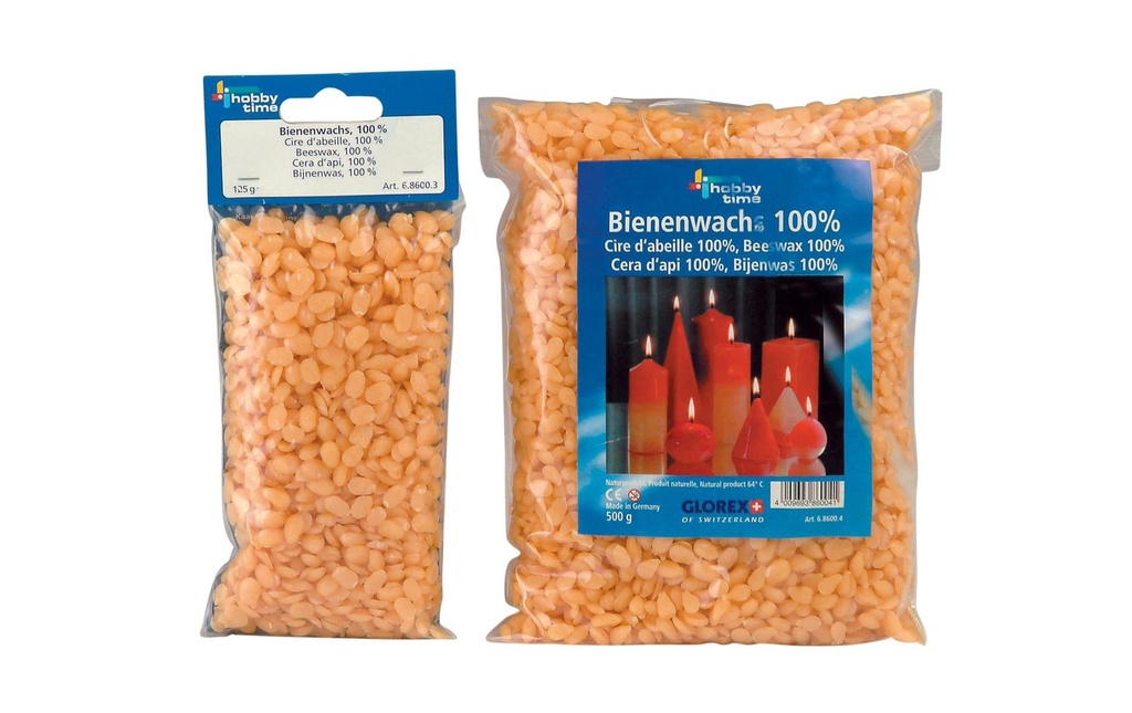 Glorex Cire d’abeille 500 g Orange