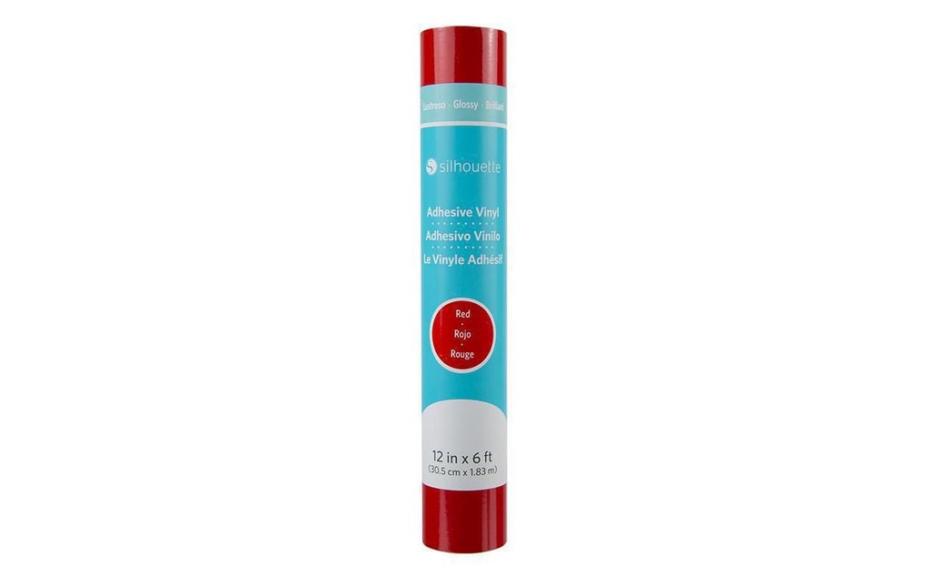 Silhouette Film de vinyle Glossy 30.5 cm rouge