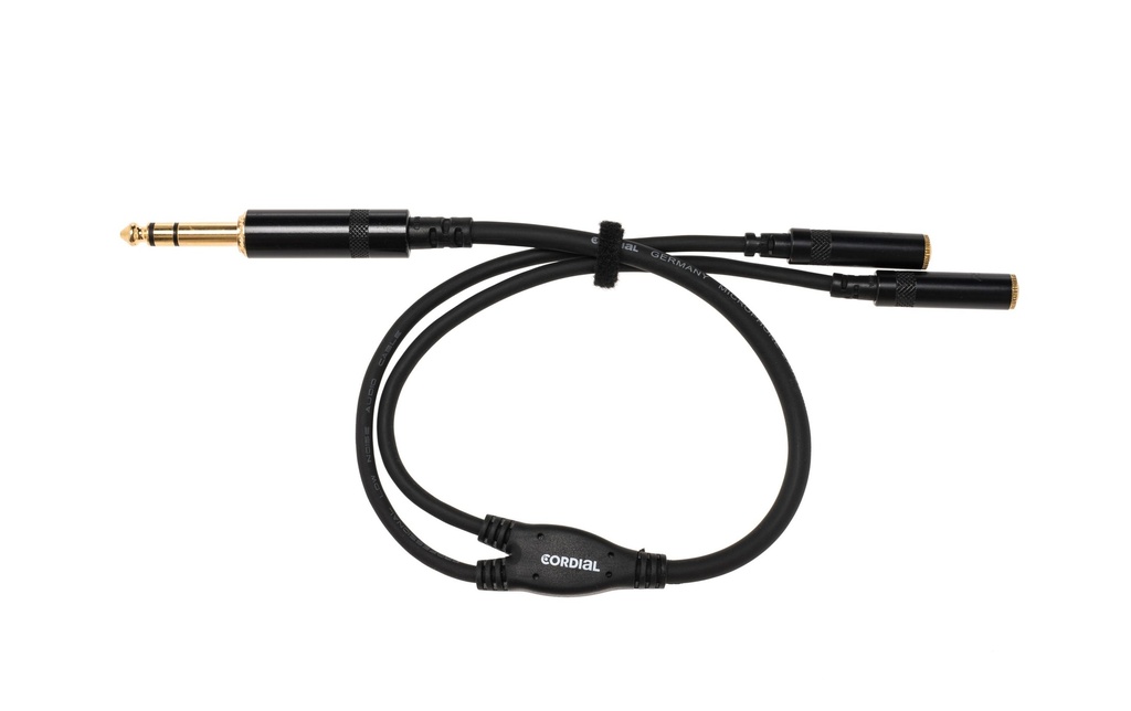 Cordial Câble audio jack 6.3 mm - jack 3.5 mm 0.3 m