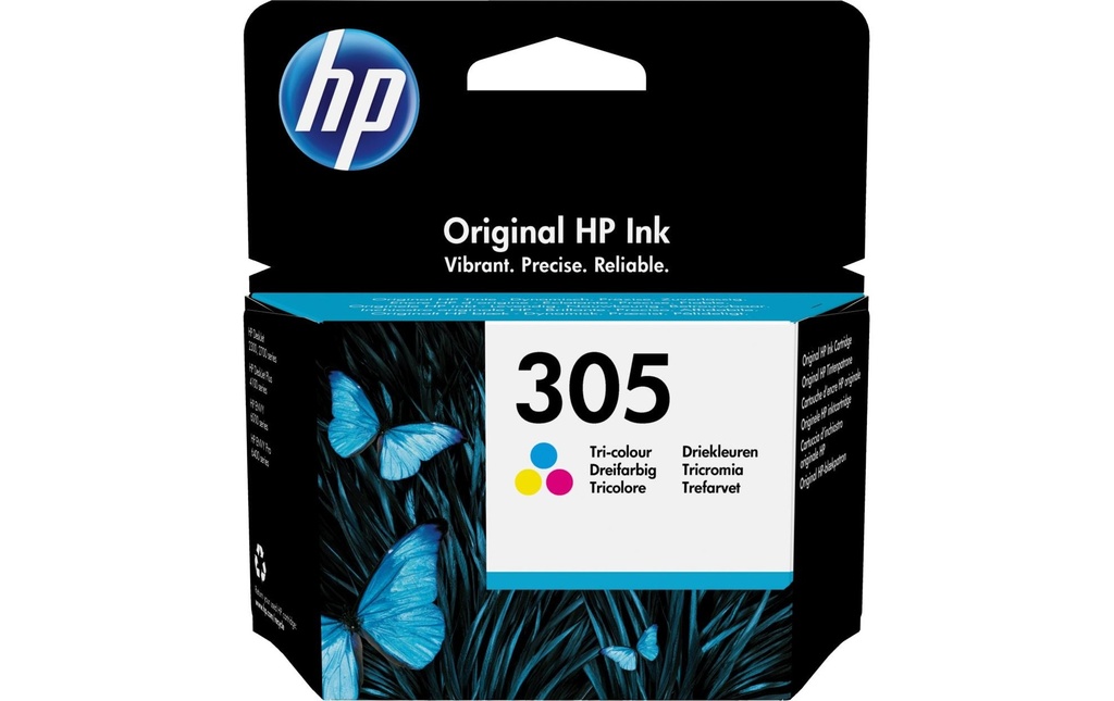 HP Encre Nr. 305 (3YM60AE) Magenta/Yellow/Cyan