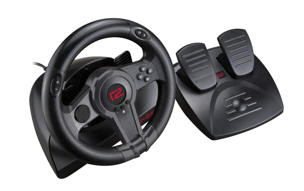 GAME Volant Nintendo Switch Racing Wheel
