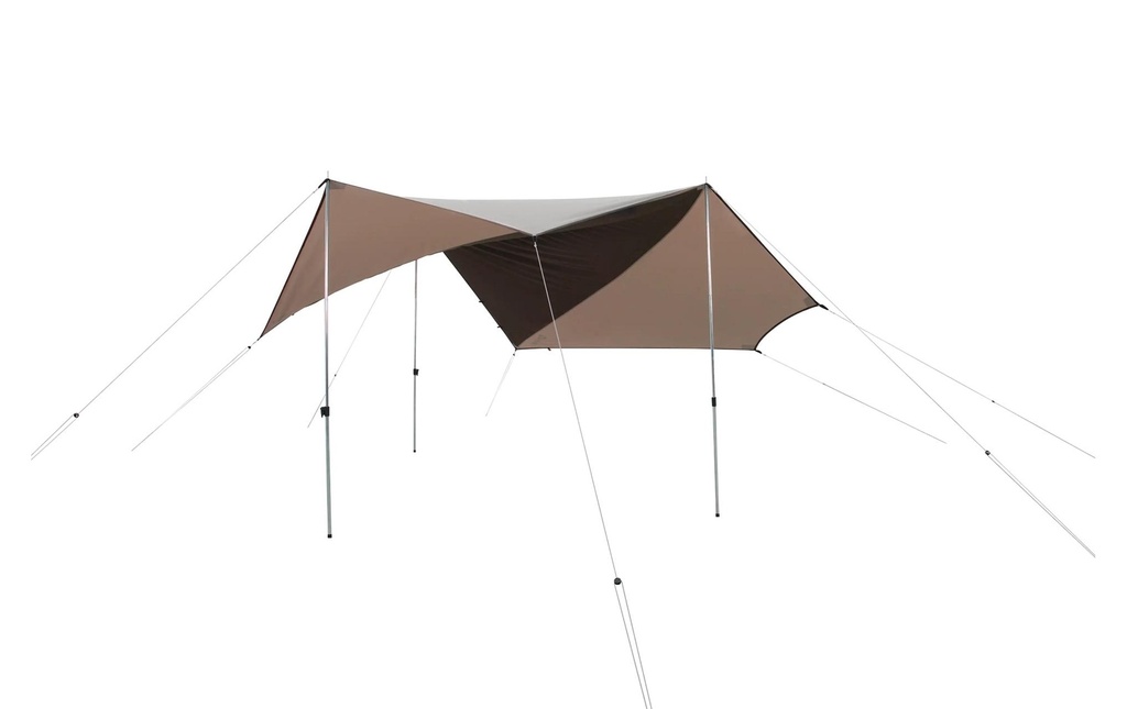 Outwell Tarp Louisiana TC 390 x 400 cm, marron