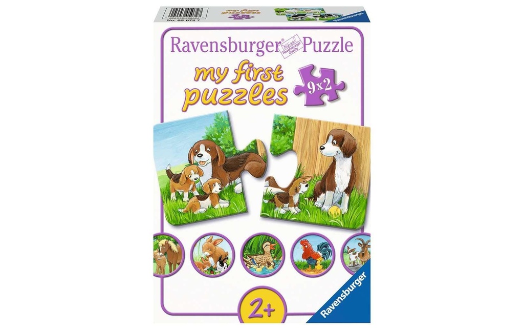 Ravensburger my first puzzles Familles d'animaux d'élevage