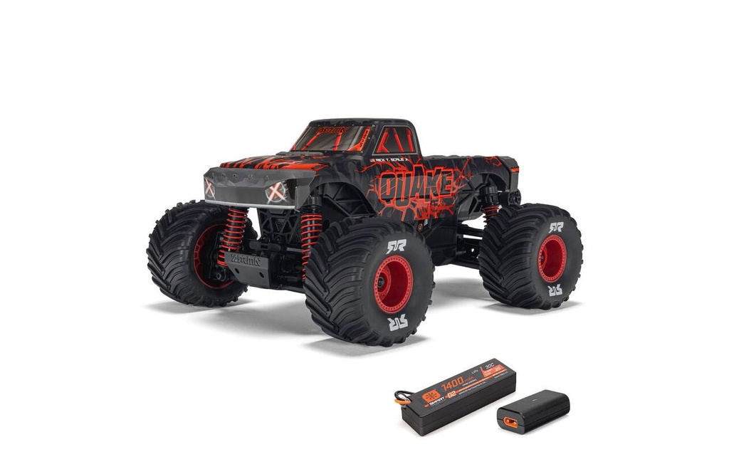 Arrma Monster Truck Quake Grom 4x4 Brushed RTR 1:16 Rouge