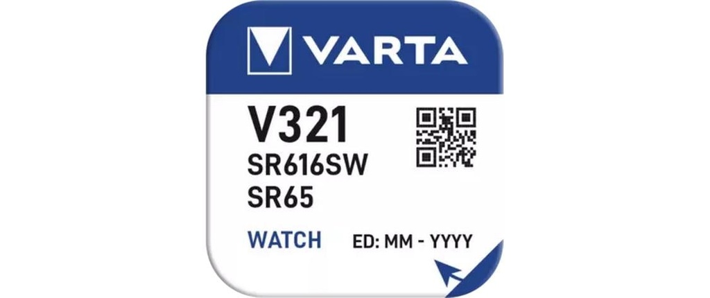 Varta Pile bouton V321 , 10 Pièce/s