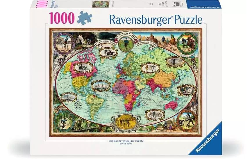 Ravensburger Puzzle Le tour du monde à vélo