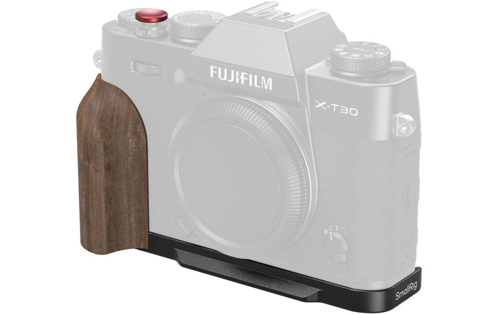 Smallrig Angle en L FUJIFILM X-T30 III avec manche en bois, noir