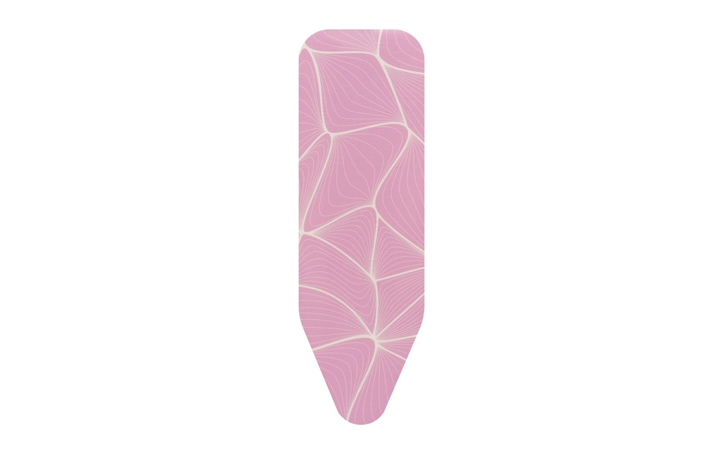 Brabantia Housse de planche à repasser B avec mousse de 2 mm 124 x 38 cm, Rose
