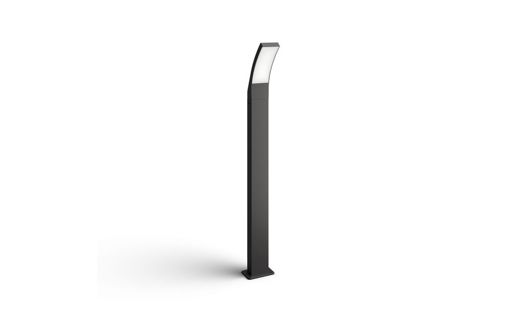 Philips Borne d?éclairage pour chemins Splay, 12 W, 1100 lm, 4000 K, 96 cm, anthracite