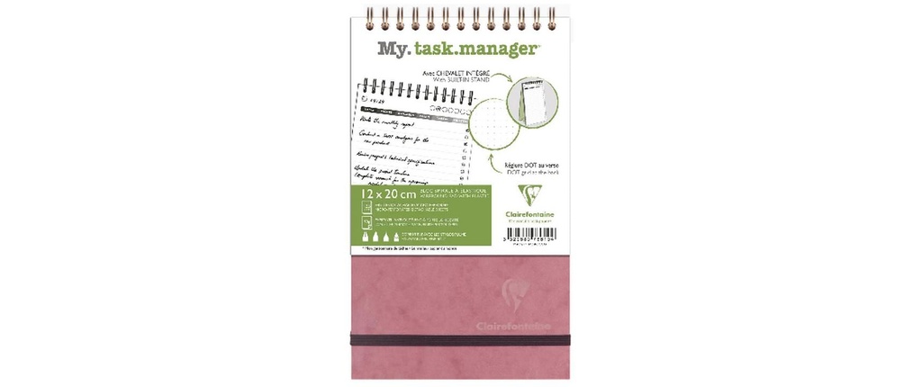 Clairefontaine Agenda tascabile AgeBag Rose