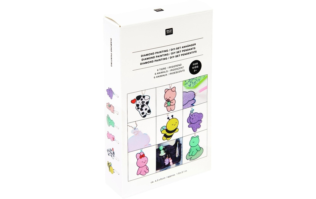 Rico Design Peinture au diamant Kit de bricolage, animaux