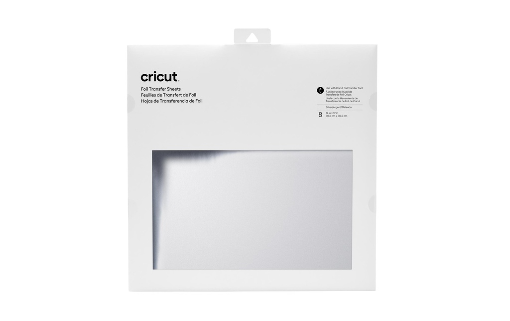 Cricut Film de transfert 30.5 x 30.5 cm Argenté