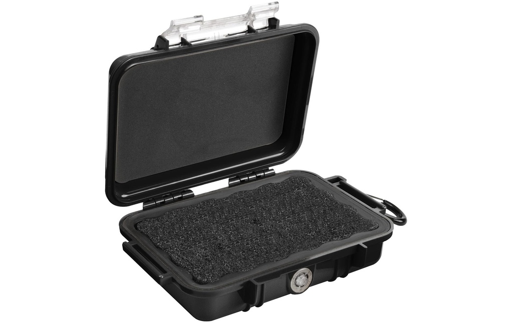 Peli Mallette de protection Micro 1020 sans garniture en mousse, Noir