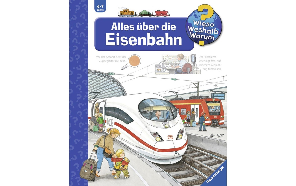 Ravensburger Livres pratiques pour enfants WWW Alles über die Eisenbahn