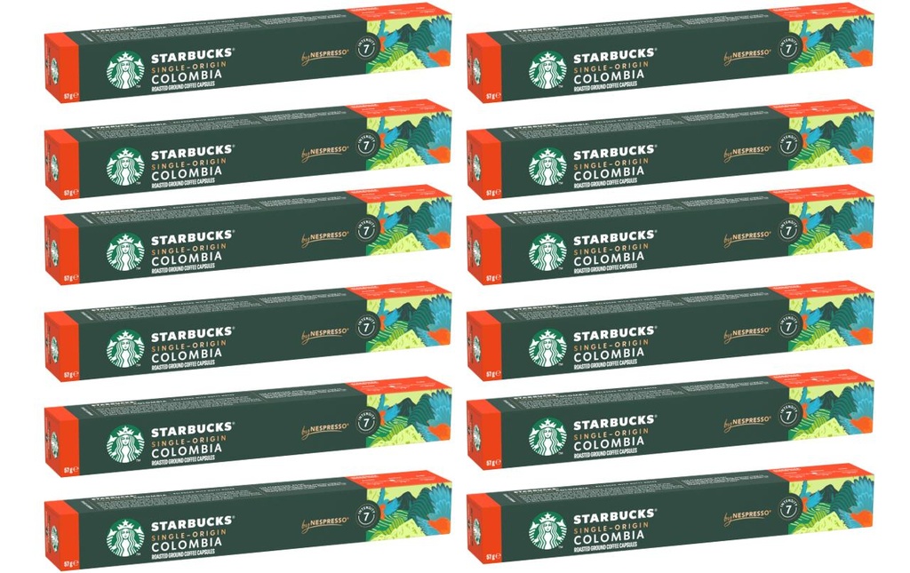 Starbucks Capsules de café Colombia Medium Roast 12 x 10 pièces