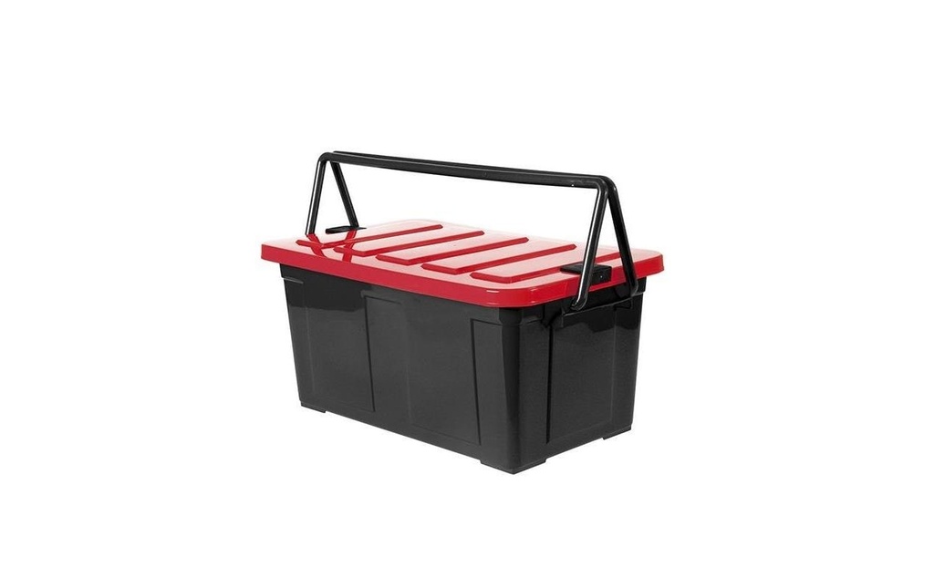 Edi Baur Boîte de transport Hobby Noir/Rouge