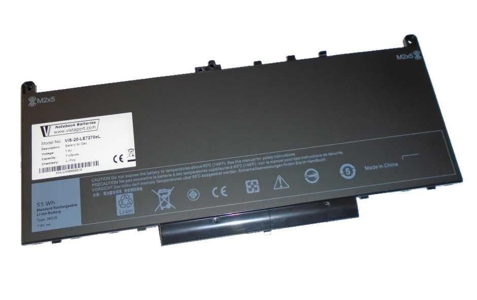 Vistaport Batterie pour DELL Latitude E7270/E7470
