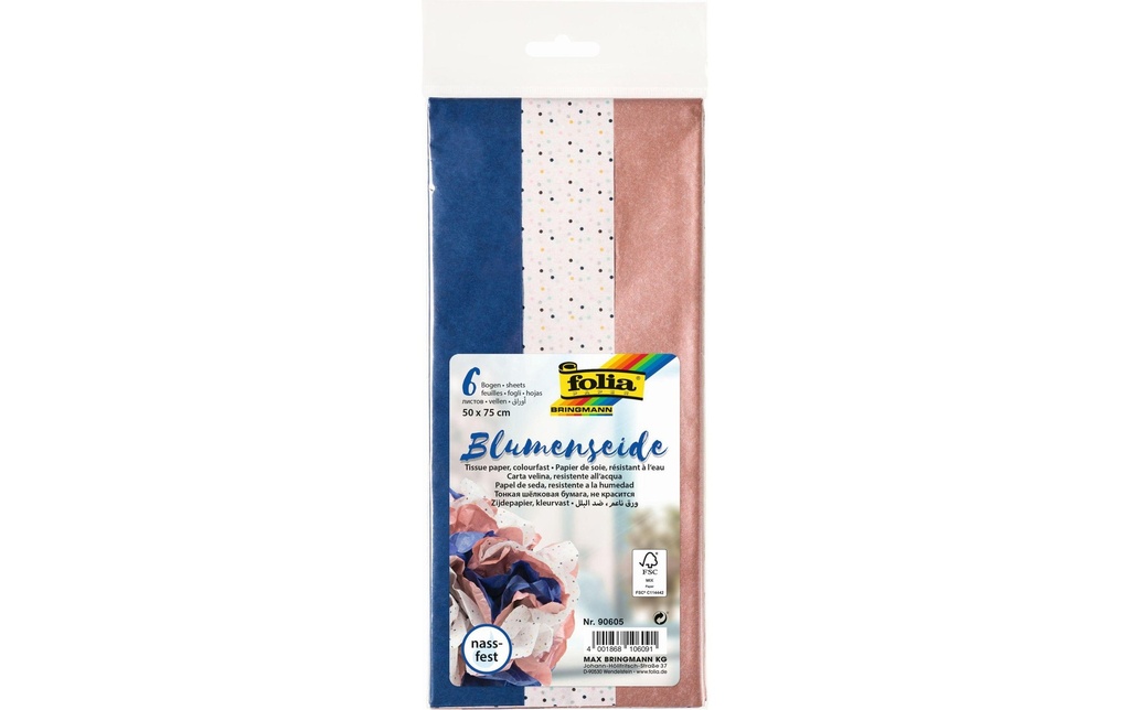 Folia Papier de soie Mix Blue