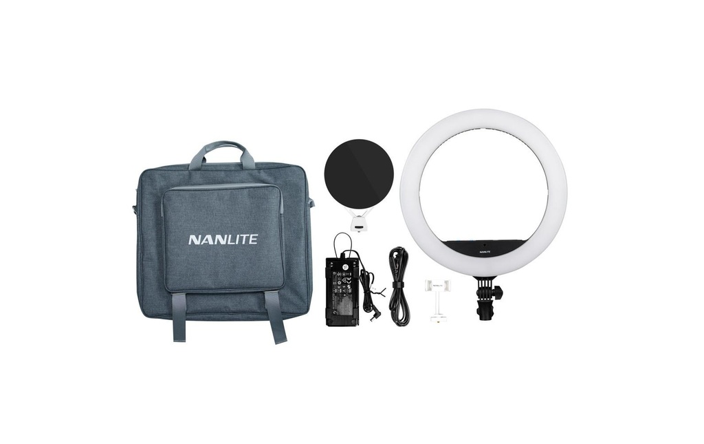 Nanlite Lumière continue halo 16C Lampe annulaire RGB