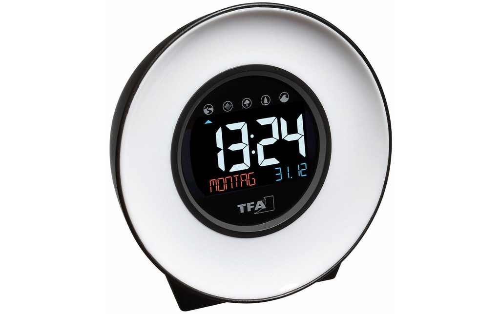 TFA Dostmann Réveil Moodlight avec changement de couleur