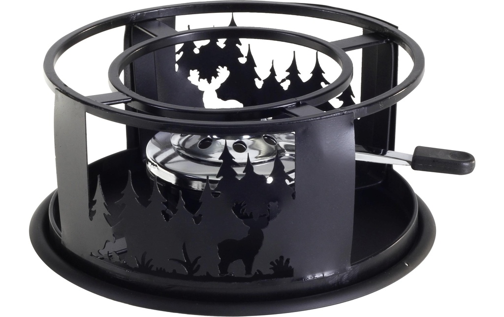 Nouvel Réchaud à fondue Animaux de la forêt Noir