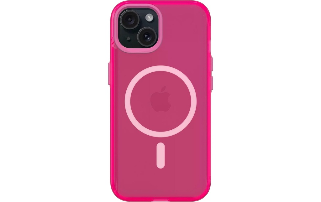 Rhinoshield Coque arrière JellyTint MagSafe iPhone 15 Fancy Pink