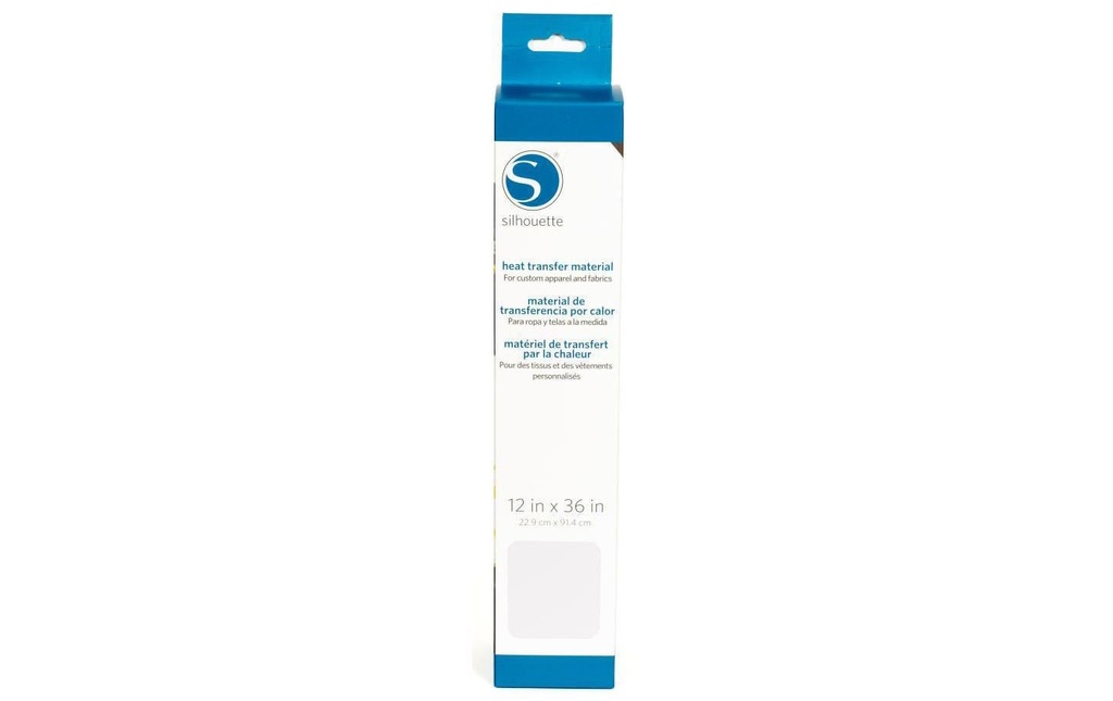 Silhouette Film thermocollant 30.5 cm x 90 cm Blanc, lisse