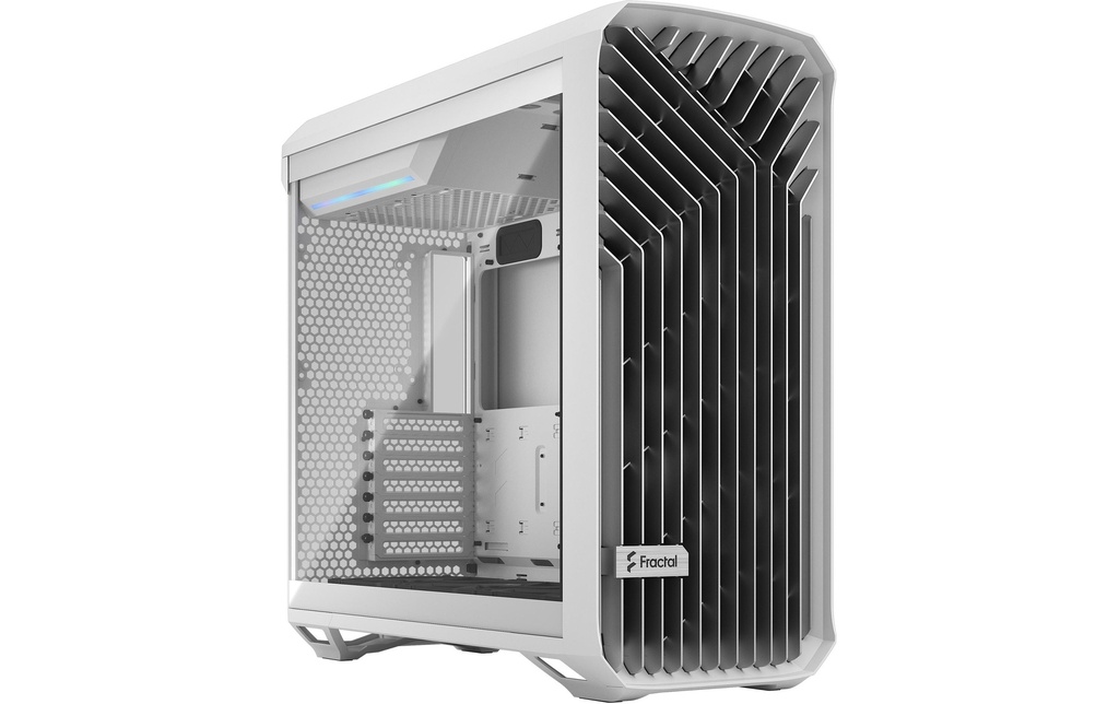 Fractal Design Boîtier d’ordinateur Torrent TG Clear Blanc