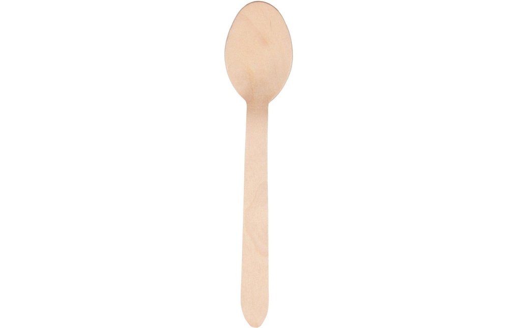 Papstar Cuillères jetables Bois pur 100 Pièce/s Brun