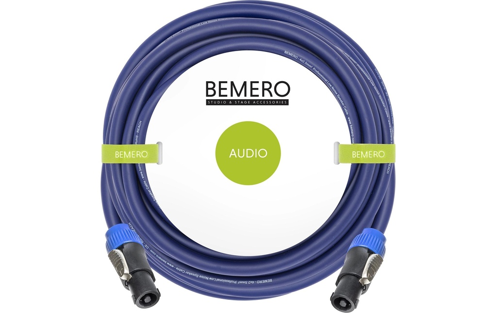 Bemero Câble de haut-parleurs SpeakON – SpeakON 4 x 2.5 mm² 15 m