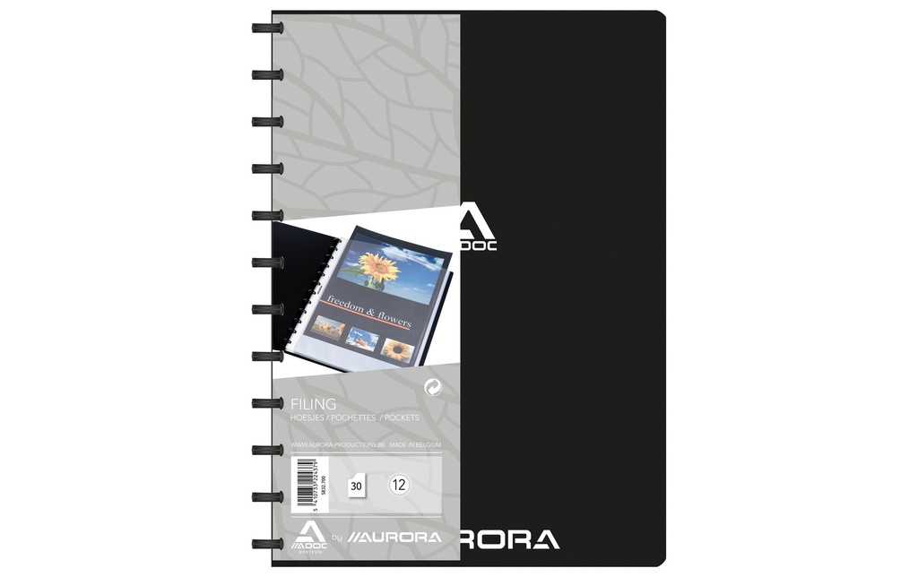 ADOC Bindex L-Bind liv.prés.A4 noir (20 pces)