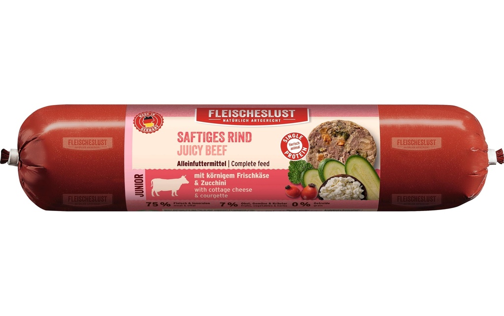 Fleischeslust Alimentation humide Lifecycle Junior Bœuf, 400 g