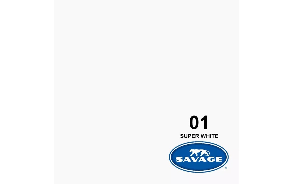 Savage Fond papier 1.35 x 11 m Super White