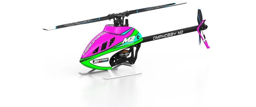 OMPHobby Hélicoptère 3D Heli M2 V3 Pro Plasma Pink