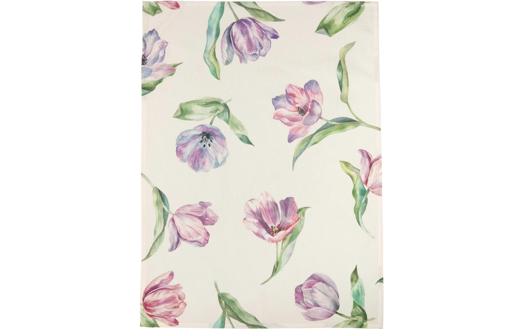 Pichler Torchon Tulipes lilas Beige/Violet