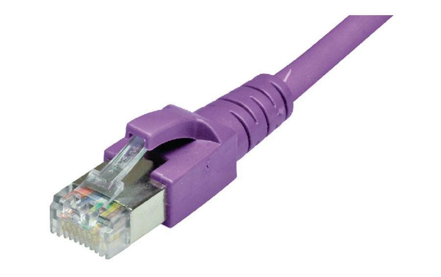 Dätwyler IT Infra Câble patch RJ-45 - RJ-45, Cat 6A, S/FTP, 3 m, Violet