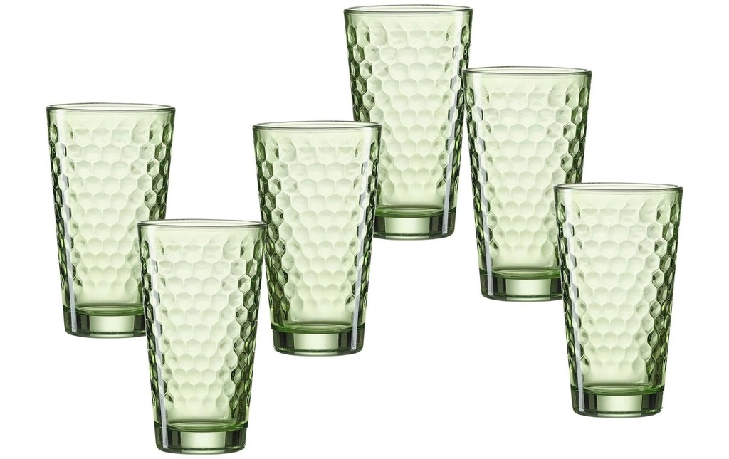 Ritzenhoff & Breker Verre à long drink Favo 6 pièces, Vert