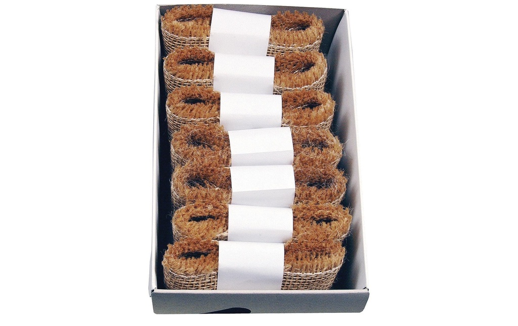 GOLDINA Ruban de jute 6 cm x 2 m, marron, 1 pièce
