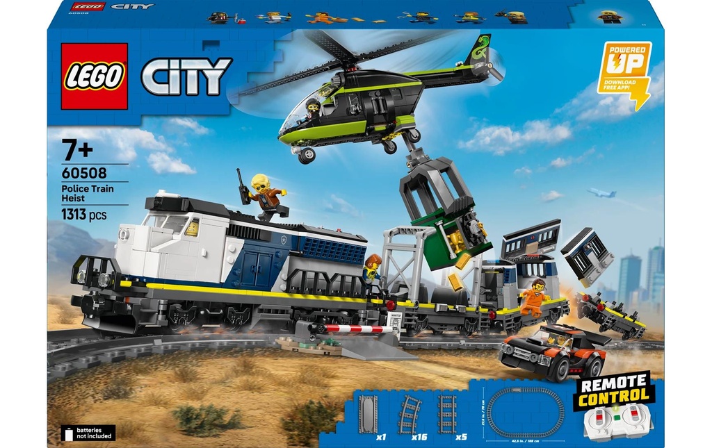 LEGO® City Le braquage du train de police 60508