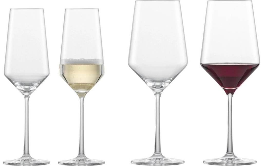 Schott Zwiesel Service de verres à vin Pure Date Night 297 ml, 4 Pièce/s, Transparent