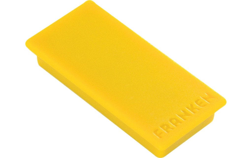 Franken Aimant 23 x 50 mm, 10 Pièce/s, Jaune