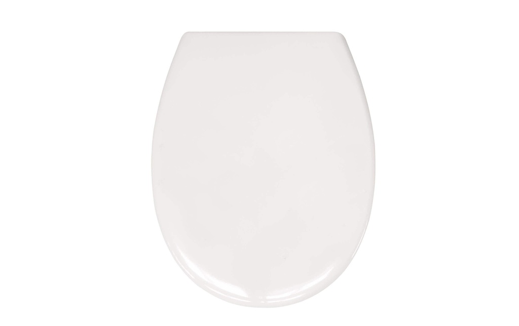 Kleine Wolke Siège de toilette Uni avec abaissement automatique, blanc