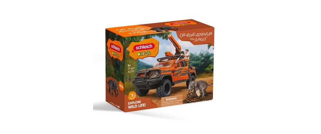 Schleich Véhicule d'aventure dans la jungle