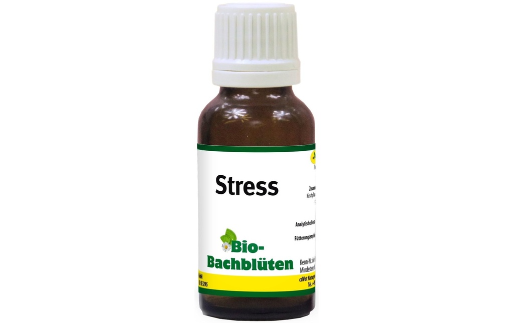 cdVet Supplément alimentaire pour chiens Fleurs de Bach bio, stress, 20 ml
