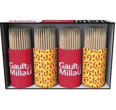 Gault Millau Cure-dents Paquet de 4 à 456 pièces