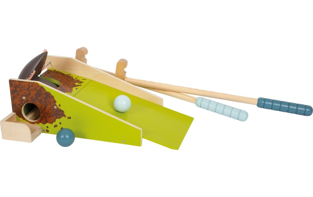 small foot Set de minigolf pour enfants Taupe