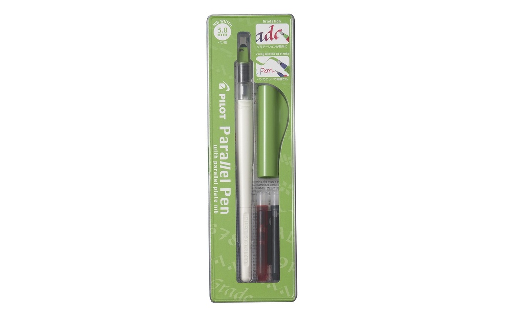 Pilot Stylo plume Stylo parallèle 3.8 mm, Vert