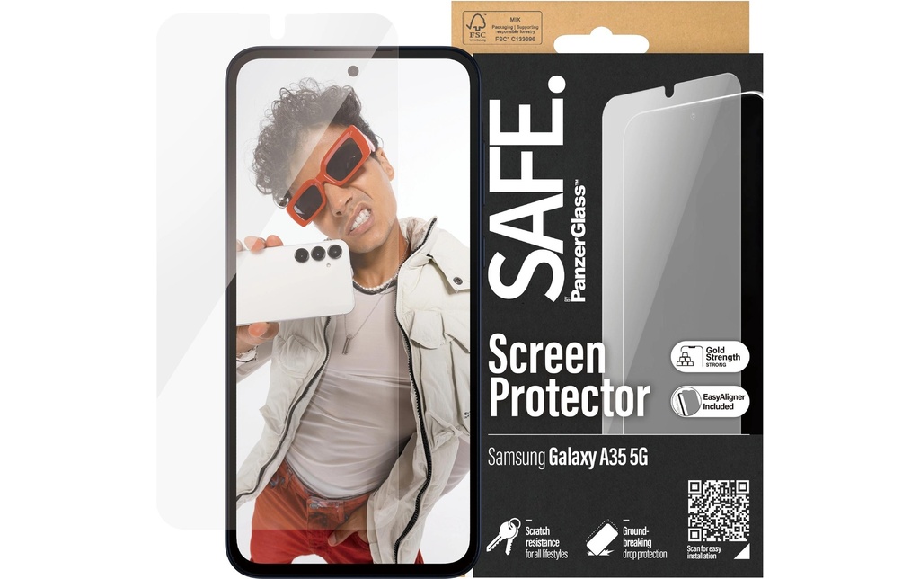 SAFE. Protection d’écran Ultra Wide Fit Galaxy A35 5G