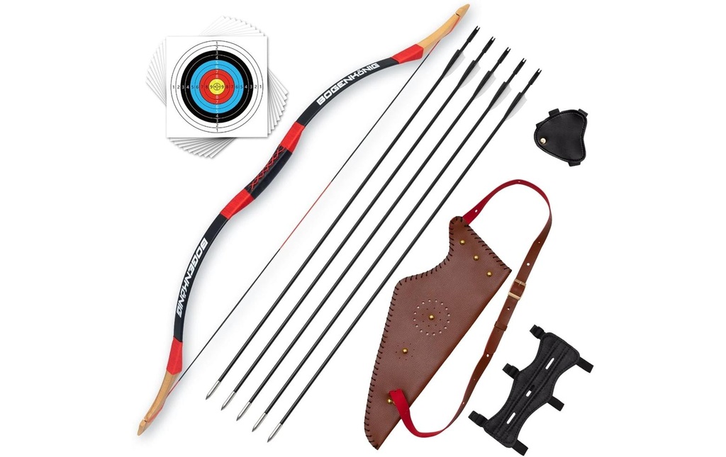 Bogenkönig Set de tir à l'arc avec carquois 30 lbs