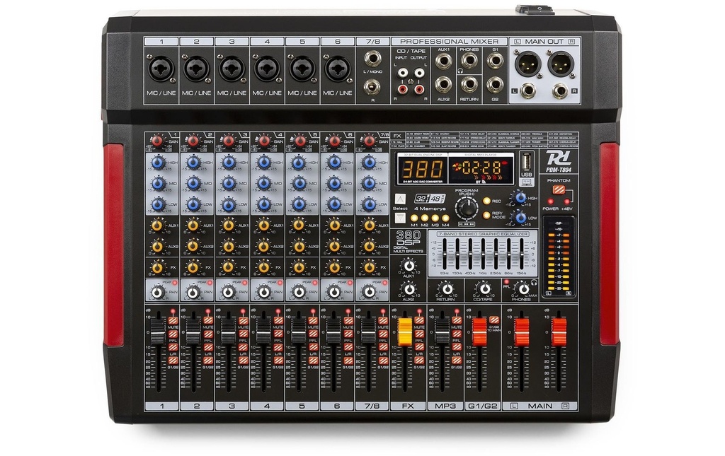 Power Dynamics Table de mixage PDM-T804